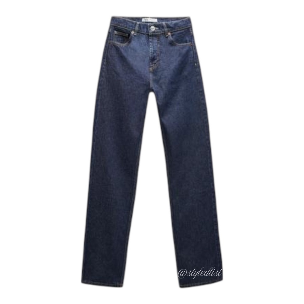 Zara Regular Straight Jeans Woman Unit 01 6/38 NWT